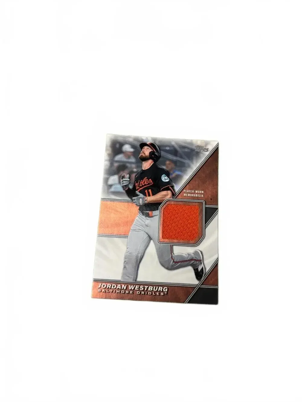 Jordan Westburg Baltimore Orioles Player-Worn Memorabilia 1/